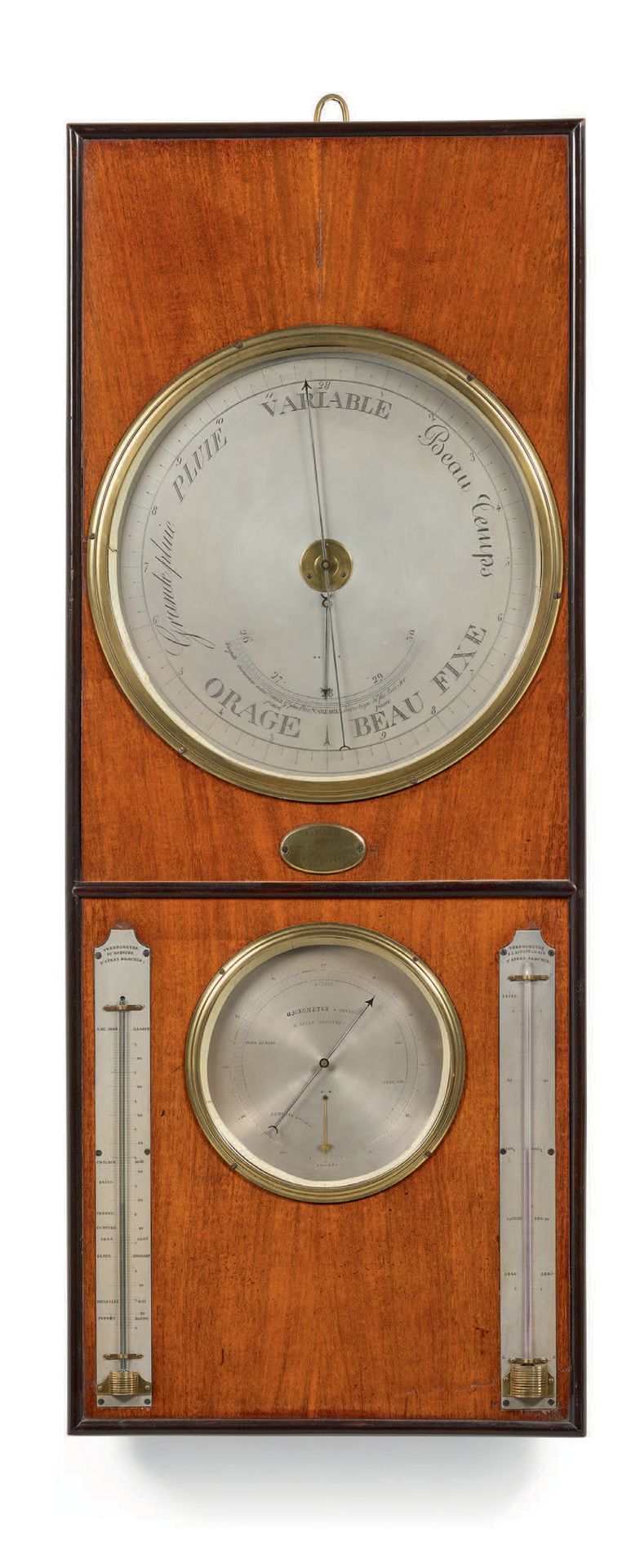 TJ THEMAR Ingénieur Mécanicien à Bruxelles - Milieu XIXe siècle Barometer, Therm&hellip;