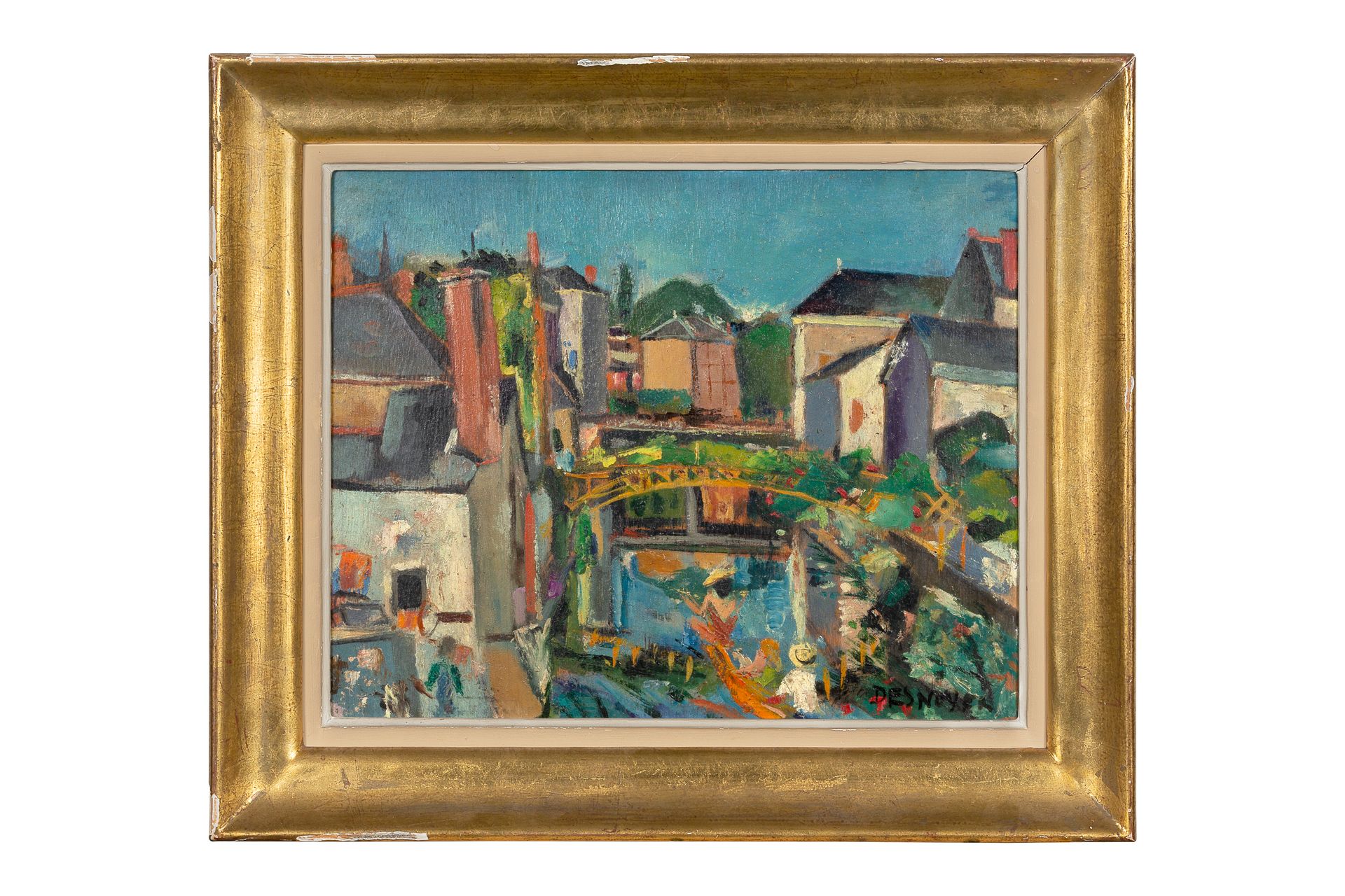 FRANÇOIS DESNOYER (1894-1972) FRANÇOIS DESNOYER (1894-1972)
Paysage au pont et a&hellip;