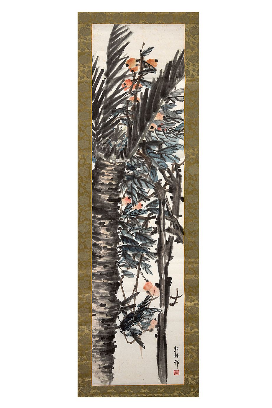 XIANG ZHE XXe SIÈCLE Painting
Ink and colors on paper mounted in a vertical scro&hellip;