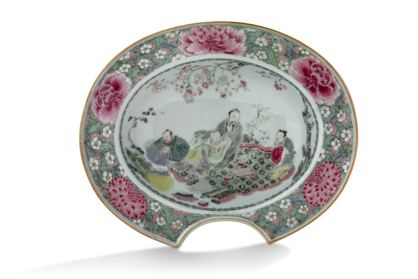 CHINE DYNASTIE QING, ÉPOQUE YONGZHENG (1722-1735) Beard dish
Famille rose porcel&hellip;