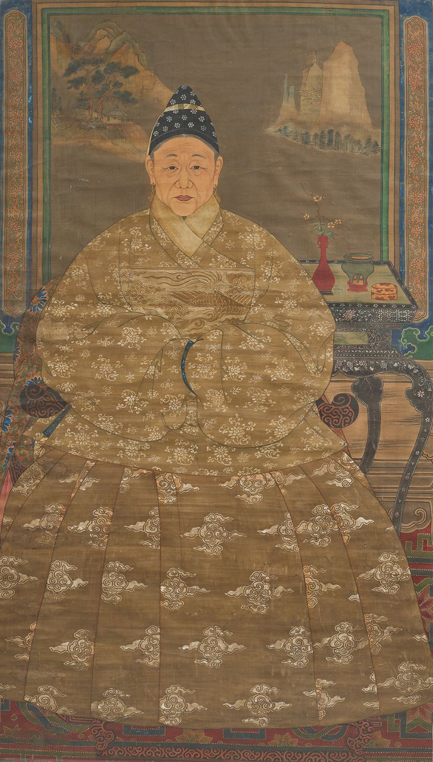 CHINE DYNASTIE QING, XIXe SIÈCLE Portrait of an ancestor
In the Ming dynasty sty&hellip;