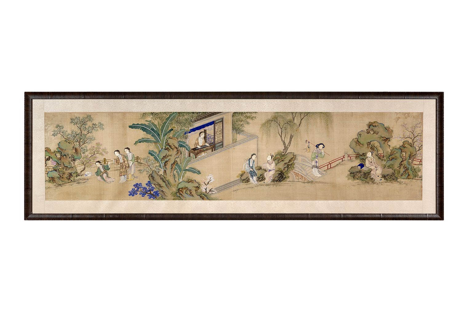 CHINE DYNASTIE QING, XVIIIe SIÈCLE Painting
Ink and pigments on silk depicting a&hellip;