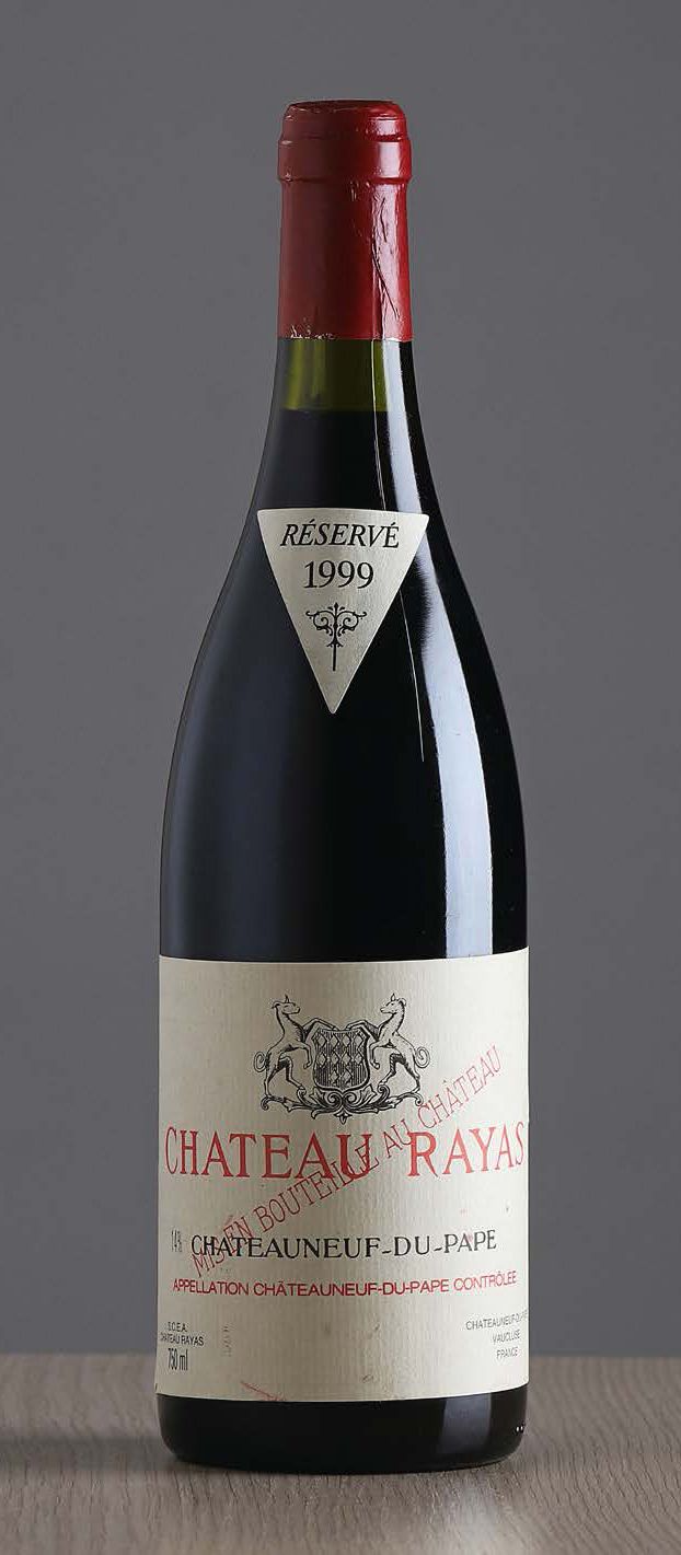 Null 1 bouteille Châteauneuf-du-Pape rouge 
1999
Château Rayas