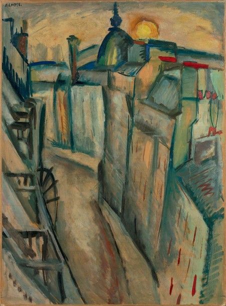 André LHOTE (1885-1962) La rue d'Assas, 1907
Huile sur papier marouflé sur toile&hellip;