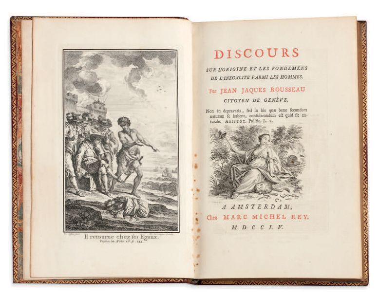 Jean-Jacques ROUSSEAU (1712-1778) Discours sur l'origine et les fondemens de l'i&hellip;