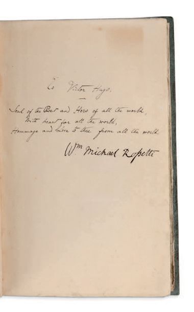 DANTE GABRIEL ROSSETTI (1828-1882) Poems
Londres, F. S. Ellis, 1870. In-8. Carto&hellip;