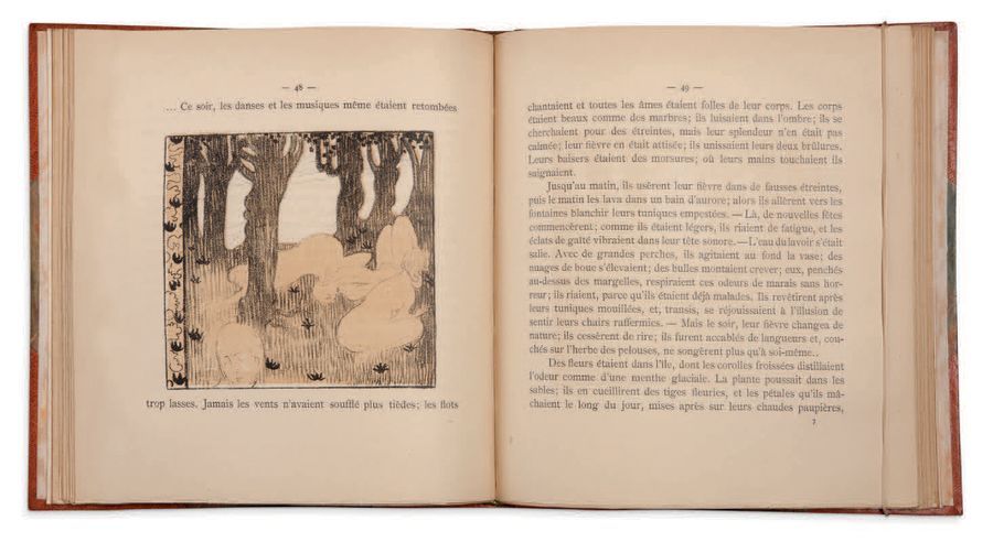 DENIS/GIDE (ANDRÉ) Le Voyage d'Urien.
Paris, Librairie de l'Art indépendant, 189&hellip;