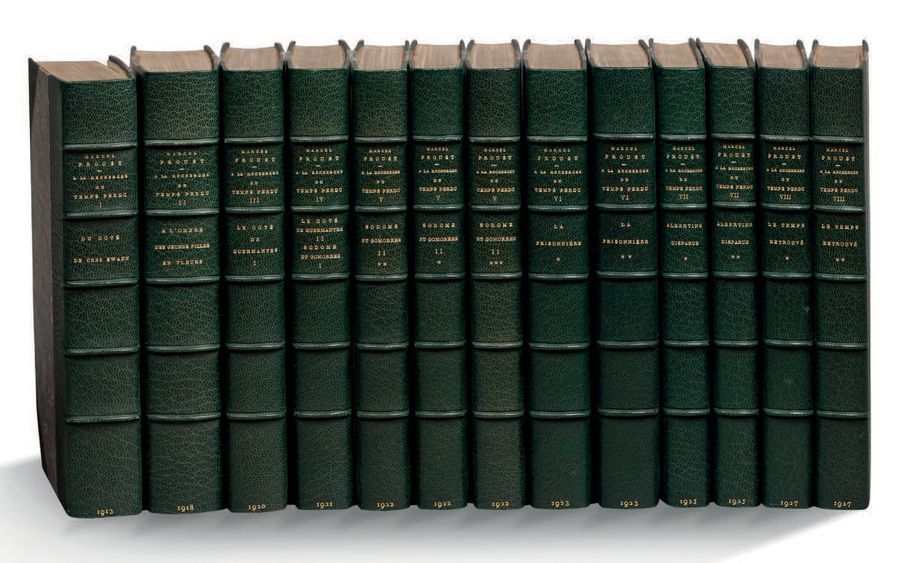 Marcel proust (1871-1922) A la recherche du temps perdu
P. Nrf 13 volumes in-12 &hellip;
