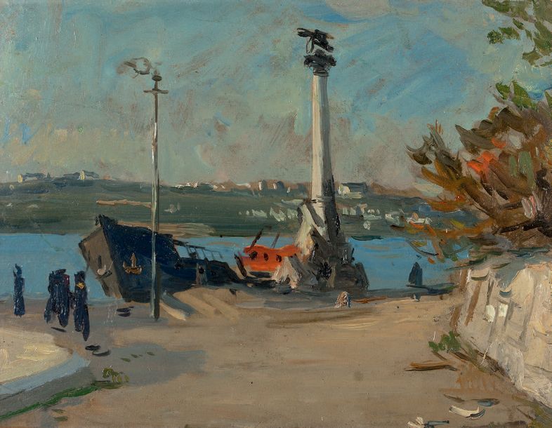 SERGE VASSILIÉVITCH GUERASSIMOV (1885-1964) Sébastopol, monument de la Guerre
de&hellip;
