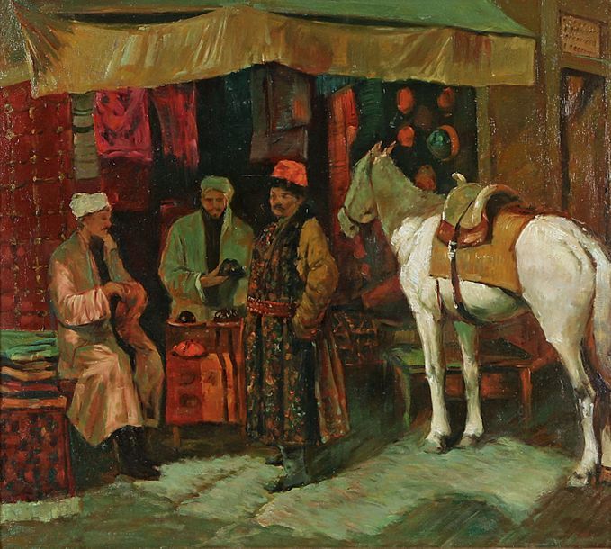 ALEXIS VLADIMIROVITCH ISSUPOFF (1889-1957) Bazar de Samarcande, circa 1920
Huile&hellip;