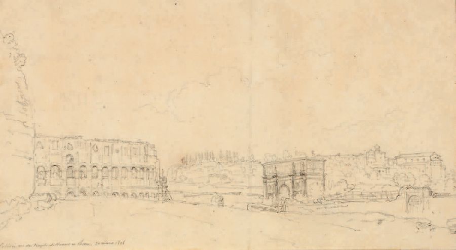 Null 4 FEUILLES
A. HONORÉ D'ALBERT, DUC DE LUYNES Colisée vu du Temple de Nemus &hellip;