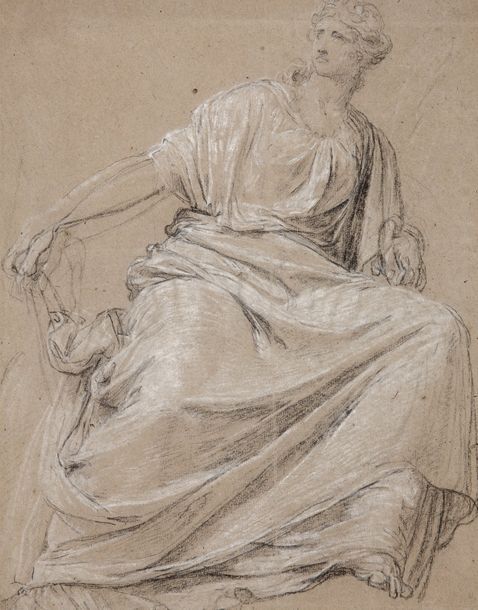 Anicet Charles Gabriel LEMONNIER (Rouen 1743 - Paris 1824) Figure allégorique de&hellip;