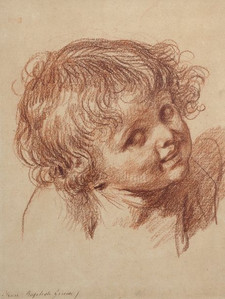 JEAN - BAPTISTE GREUZE (TOURNUS 1725 - PARIS 1805) Portrait d'un petit enfant to&hellip;