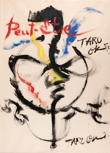 Taro OKAMOTO (1911-1996) Peut-être, 1976
Gouache sur papier, signée en haut à dr&hellip;