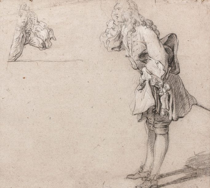 Etienne JEAURAT (Vermenton 1699 - Versailles 1789) 
La Coquetterie ou la pose de&hellip;