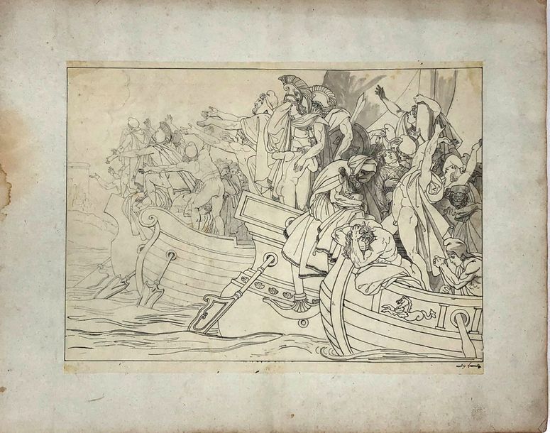 ATELIER DE ANNE-LOUIS GIRODET-TRIOSON (1767-1824) 
Album de dessins
Plume, encre&hellip;