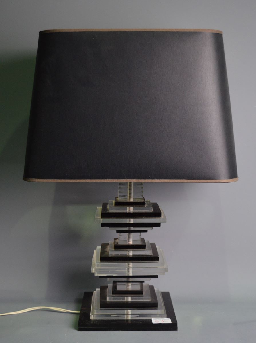 Null Vintage plastic lamp, h: 53cm