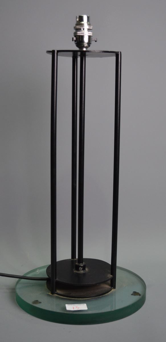 Null Base de lámpara de diseño, Davies, lámpara de mesa Huxley, Ht: 50cm