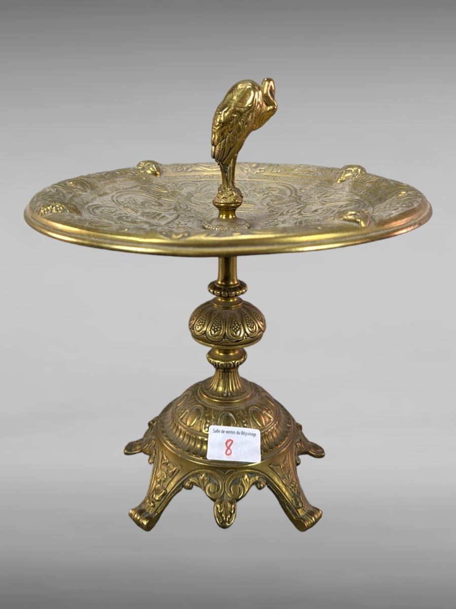 Null Copa de bronce - 29 x D24 cm - estilo FREMIET - hacia 1900