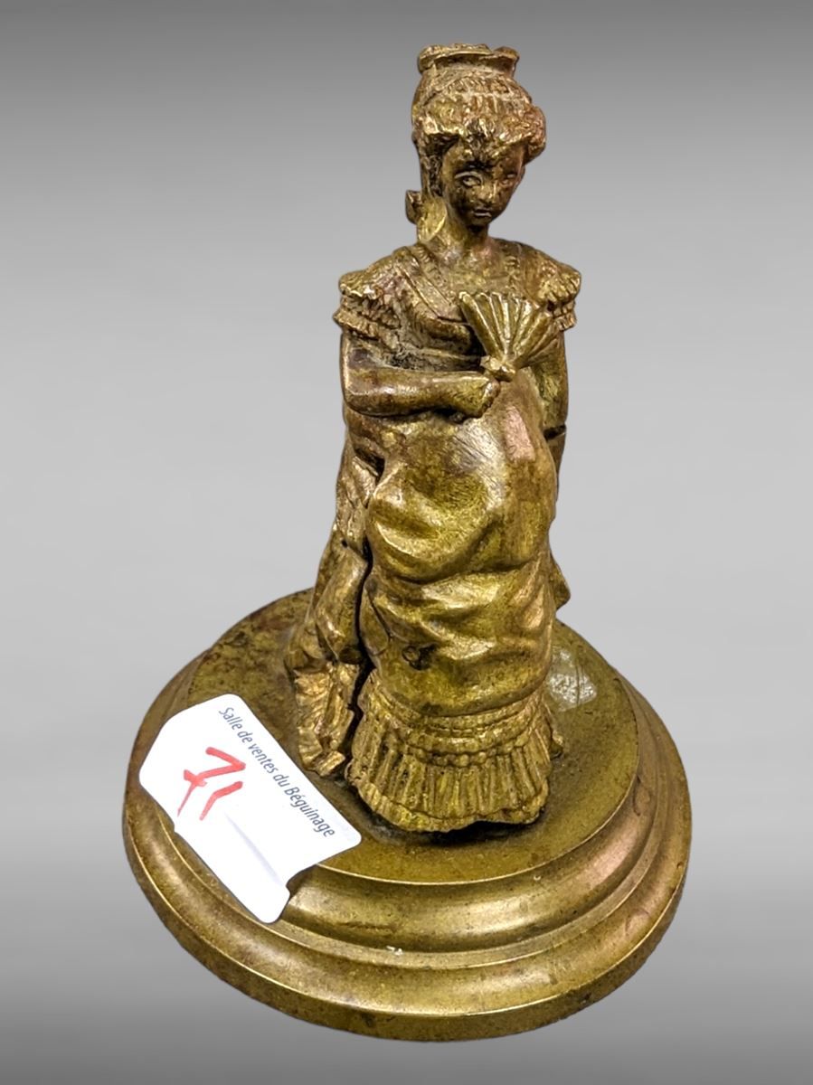 Null Erotic bronze with system - circa 1900 - H11 cm