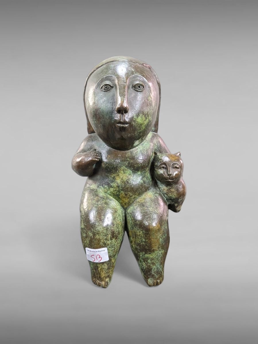 Null Kinart Odile - sculpture en bronze -Epreuve d'artiste - 2/3 34 cm