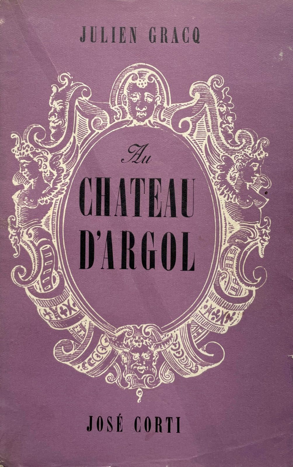 GRACQ (Julien). Au château d'Argol. París, Julien Gracq, s.D. [1938]. In-12, rús&hellip;