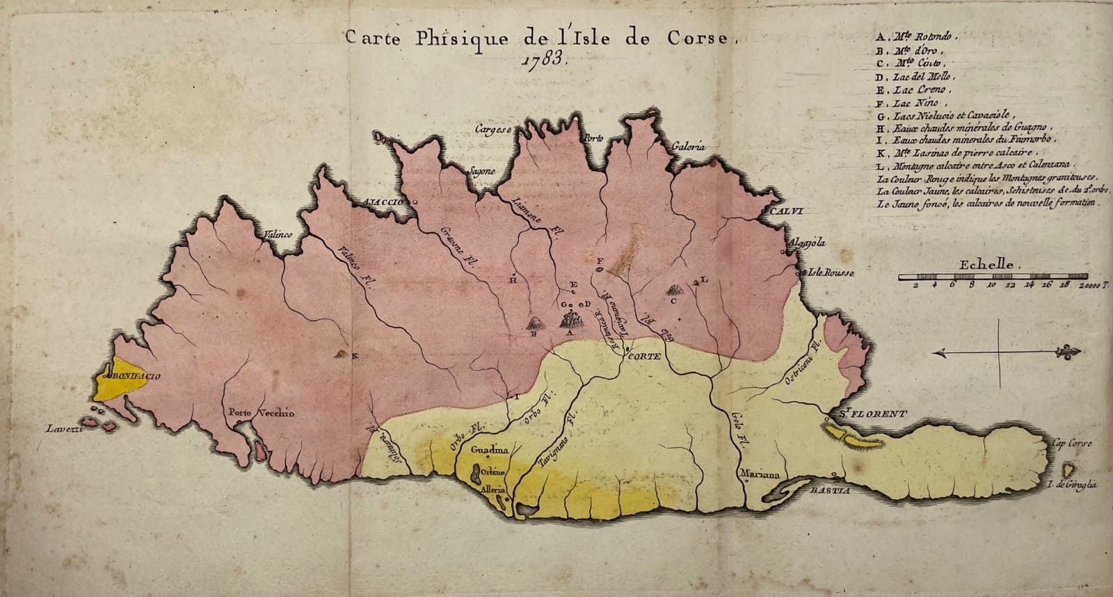 [CORSE]. BARRAL (Pierre). Memoir on the natural history of the island of Corsica&hellip;