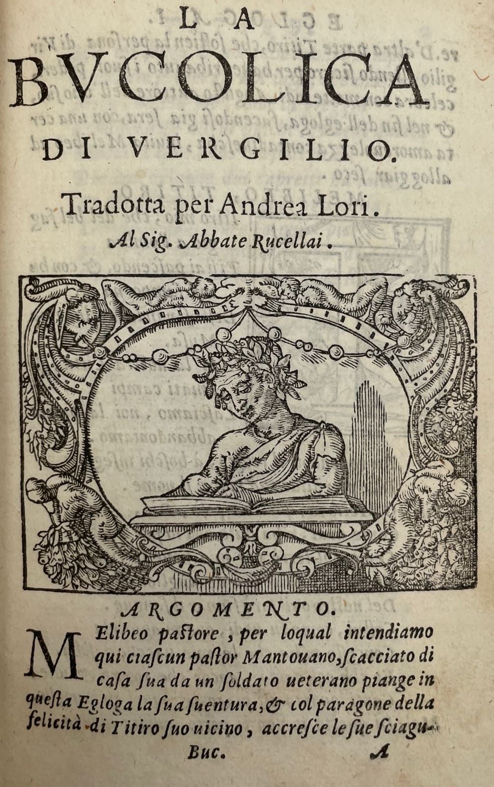 VIRGILE. L'Opere, cioè la Buccolica, Georgica, & Eneida.由不同的著名作家以科学的方式翻译的新版本。威尼斯&hellip;