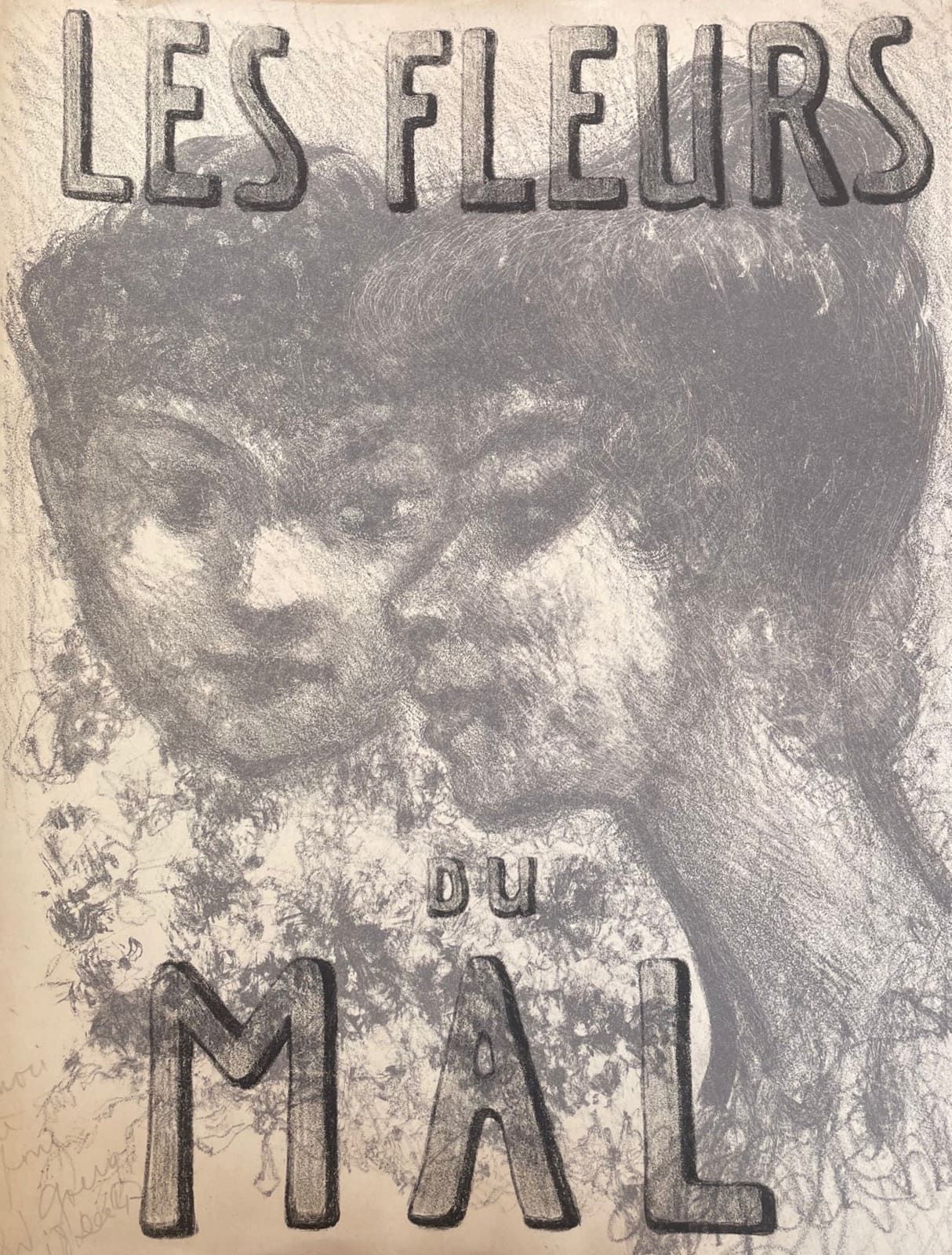 BAUDELAIRE (Charles). I fiori del male. Modello di volume I. [1946-1947]. In-fol&hellip;