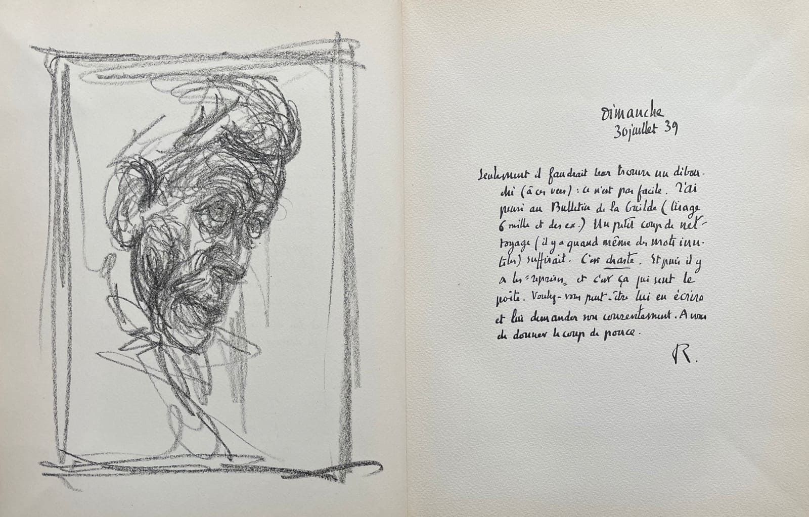 [RAMUZ (Charles-Ferdinand)]. 拉穆兹的存在。洛桑，La Guilde du Livre, 1951。四开本，平装本。 第一版，有摄影&hellip;