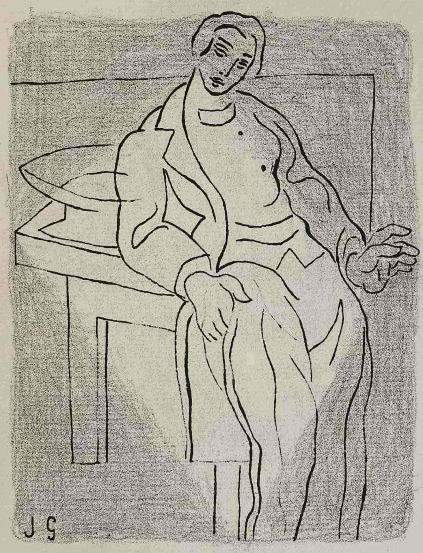 SALACROU (Armand). Le Casseur d'assiettes.巴黎，西蒙画廊，1924年。4开本，平装，印刷封面，文件夹和滑套。作者的第一&hellip;