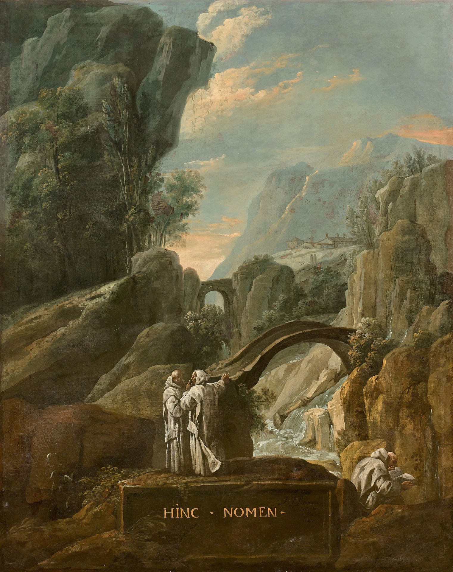 Null Joseph Ignace François PARROCEL

(Avignon 1704- Paris 1781)

Moines chartre&hellip;