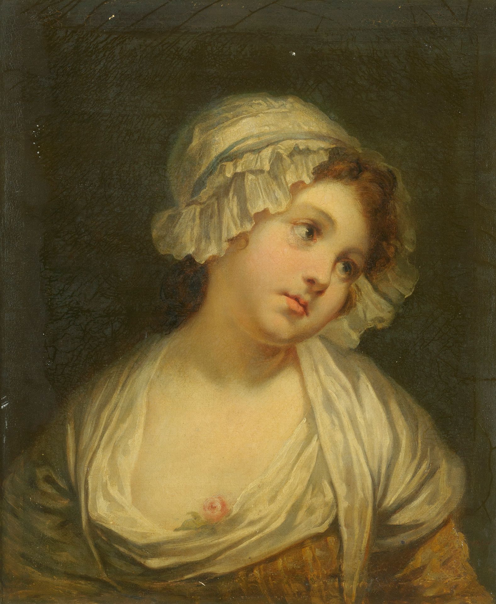 Null Ecole FRANCAISE du XIXe siècle,

suiveur de Greuze

Portrait de jeune fille&hellip;