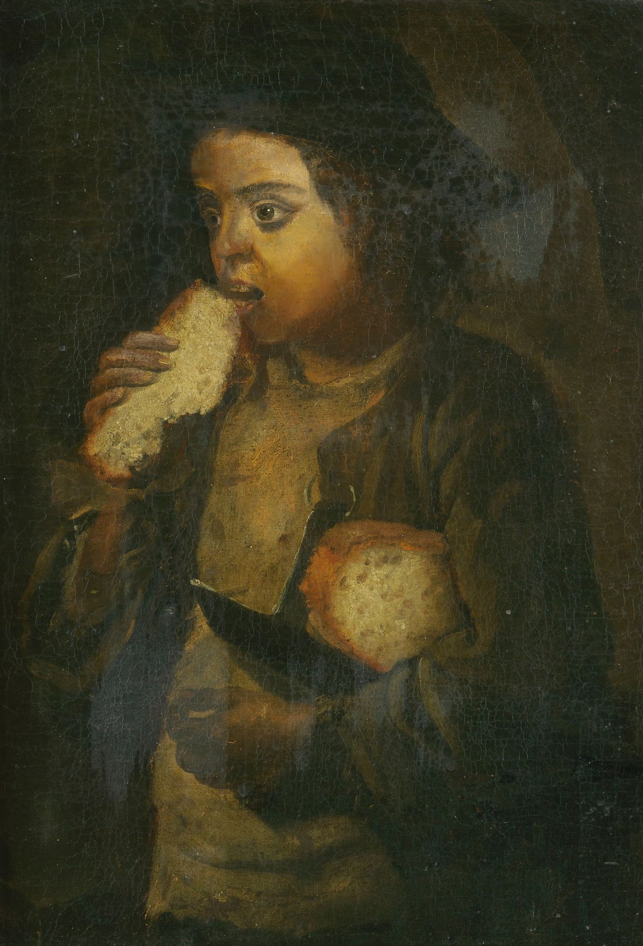 Null Ecole Italienne vers 1800.

Garçon mangeant du pain

Toile

56 x 39 cm