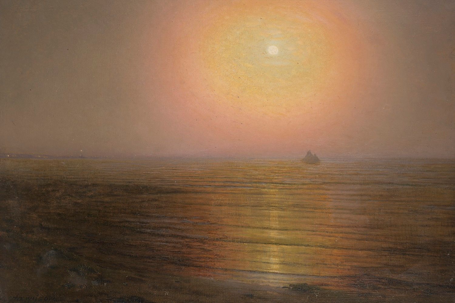 Null 亚历山大-哈里森(1853-1930)

黄昏中的海洋

布面油画

签名

61 x 91厘米。