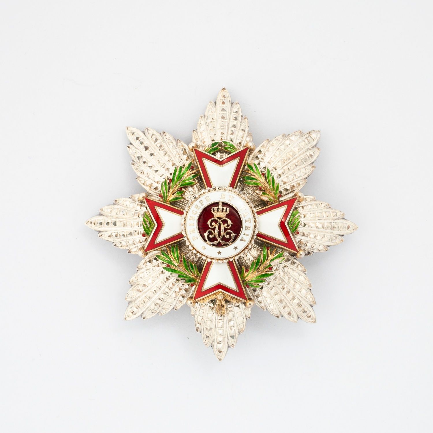 Null Star of great officer of the order of Saint Charles in silver, vermeil and &hellip;
