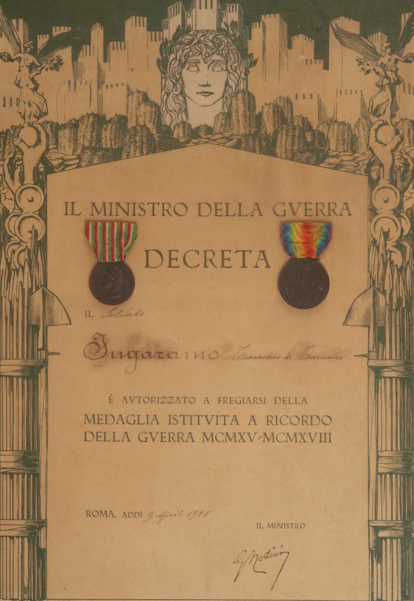 Null Scuola italiana XX secolo

Il ministro della Guerra Decreta

Tela, 47 x 33 &hellip;