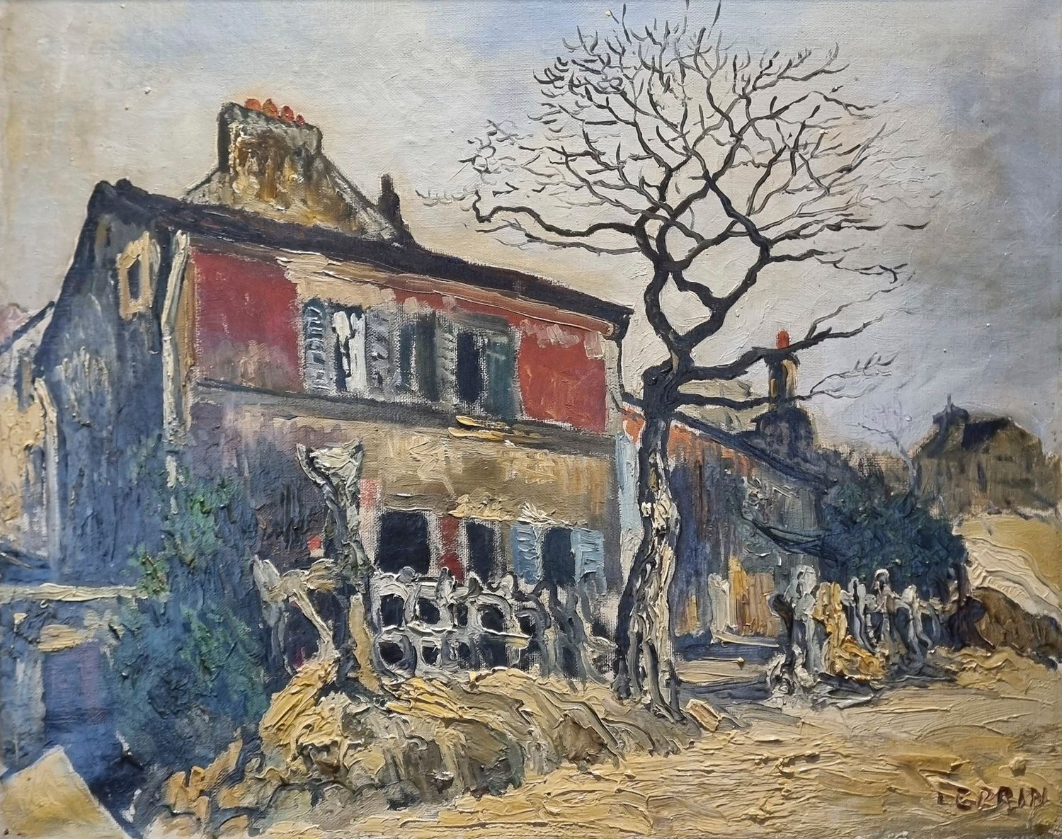 Null 
Marcel François LEPRIN (1891-1933)

Ansicht von Montmarte mit dem Kabarett&hellip;