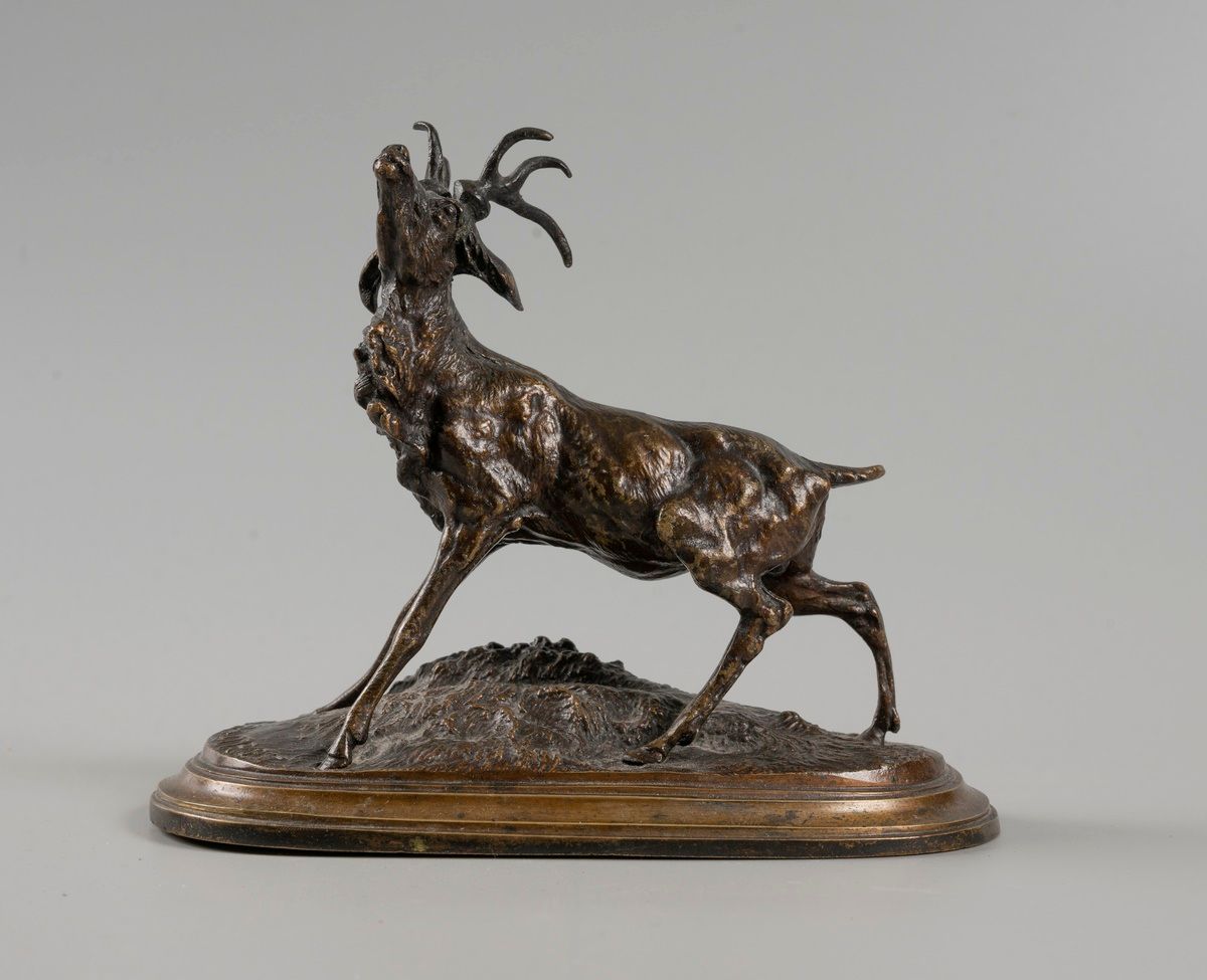 Null Ferdinand PAUTROT (1832-1874)

Cervo

Prova di bronzo con patina marrone

F&hellip;