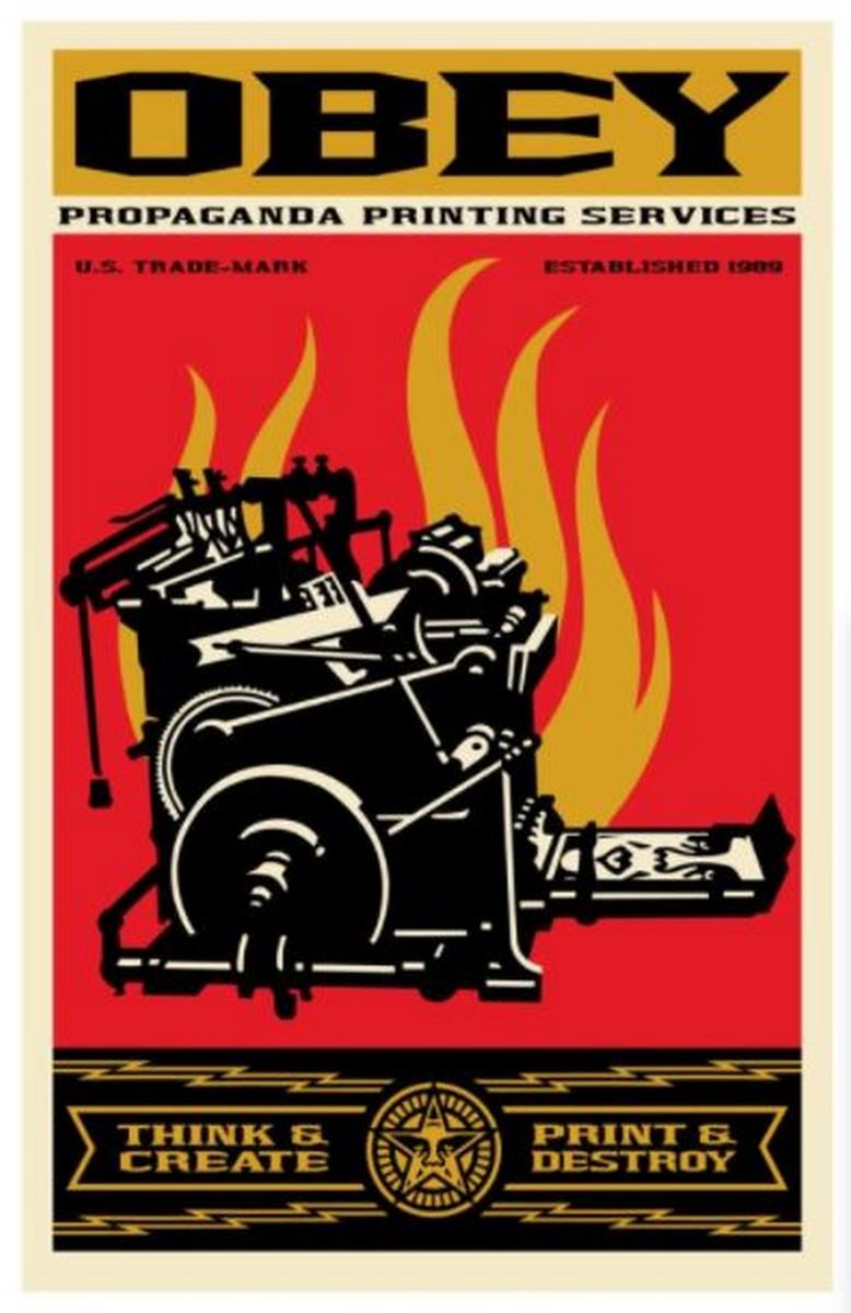 Null Shepard FAIREY aka Obey Giant (Born in 1970)

Print and destroy

Offset sig&hellip;
