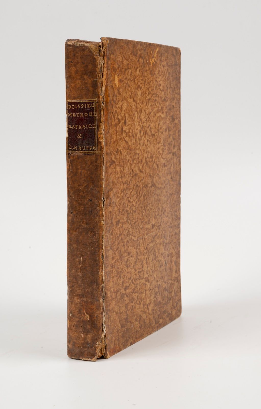 Null BOISSIEU. Memorandum on cooling and heating methods. Dijon, Causse, 1772. I&hellip;