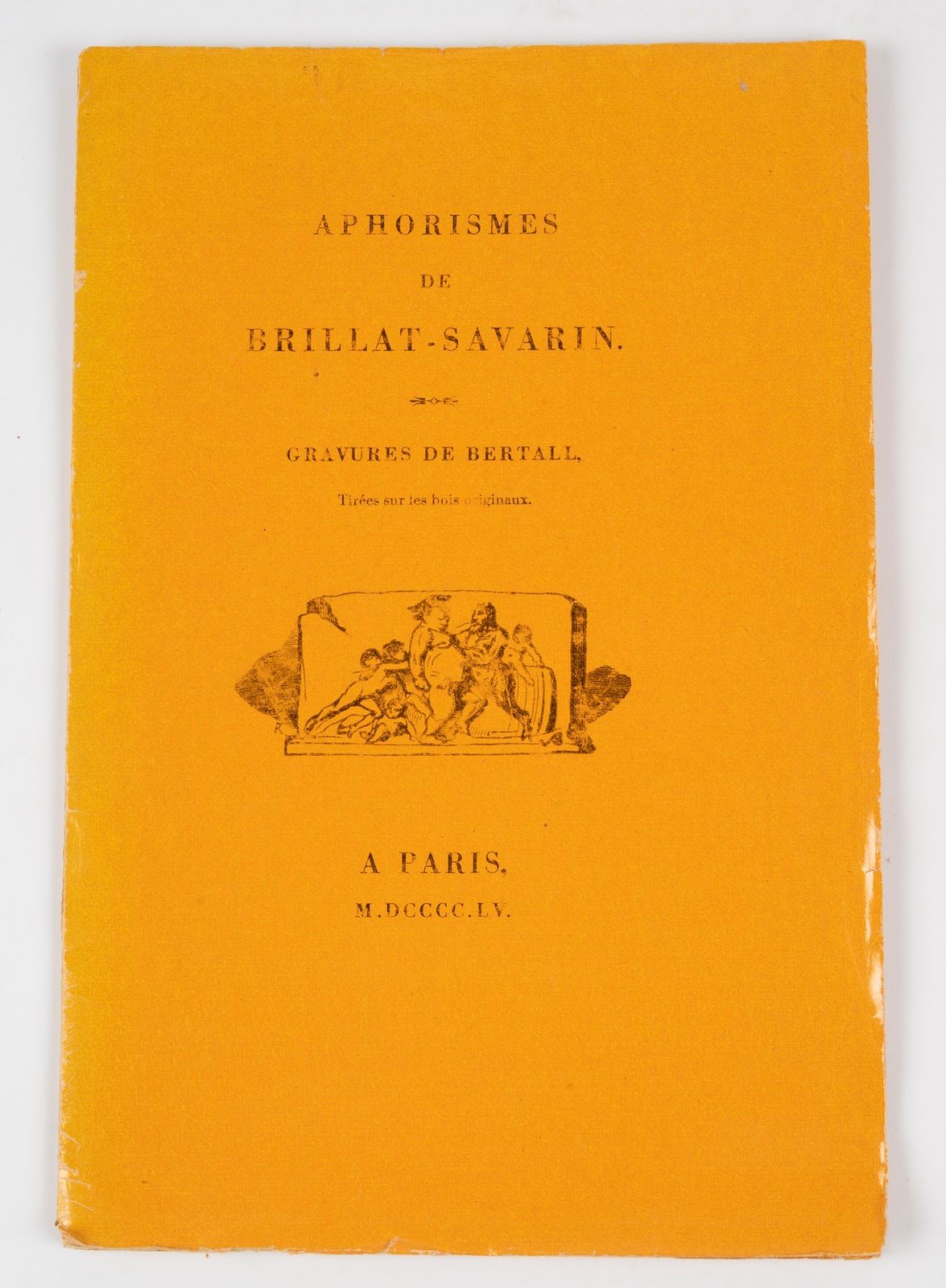 Null brillat-savarin.献给巴黎美食家的箴言。巴黎，1855年。[巴黎，Librairie Jammes, 1955]。12开本，平装本。

&hellip;