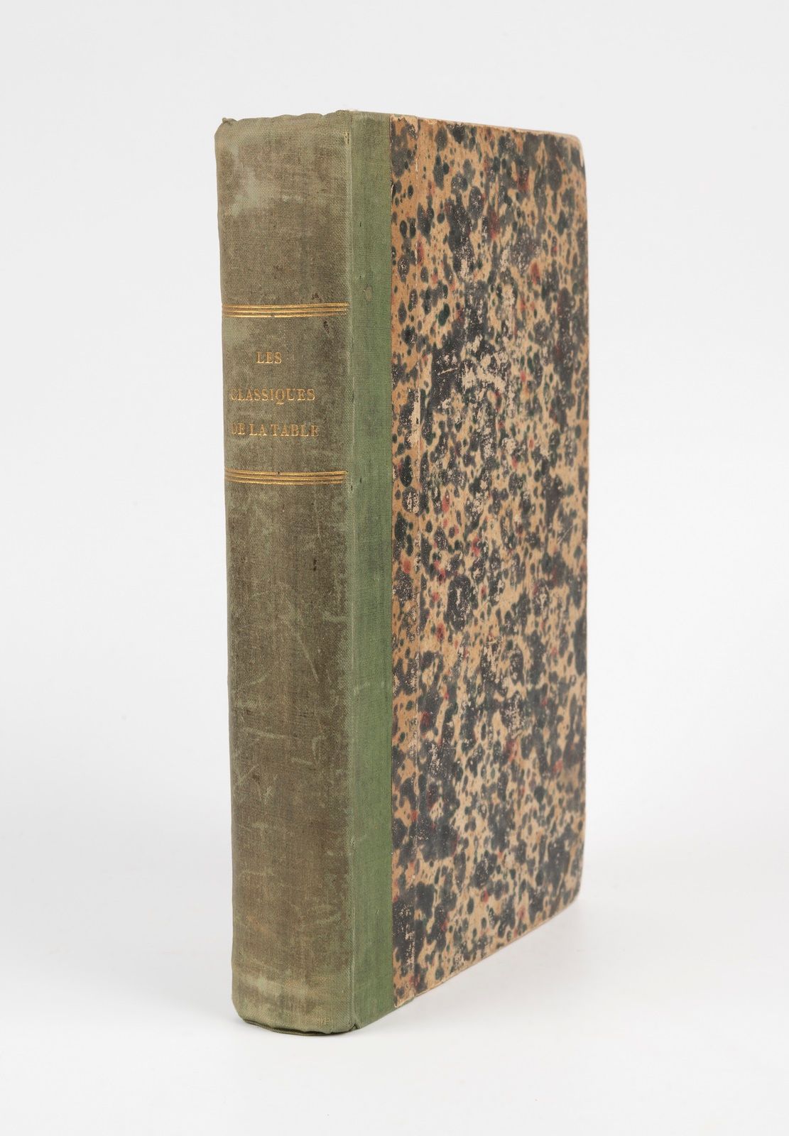 Null 桌子的分类（Les），供练习者和世界人民使用。550页的美丽卷轴。巴黎，Au dépôt, rue Thérèse, 1844。8开本，绿色半布（19&hellip;