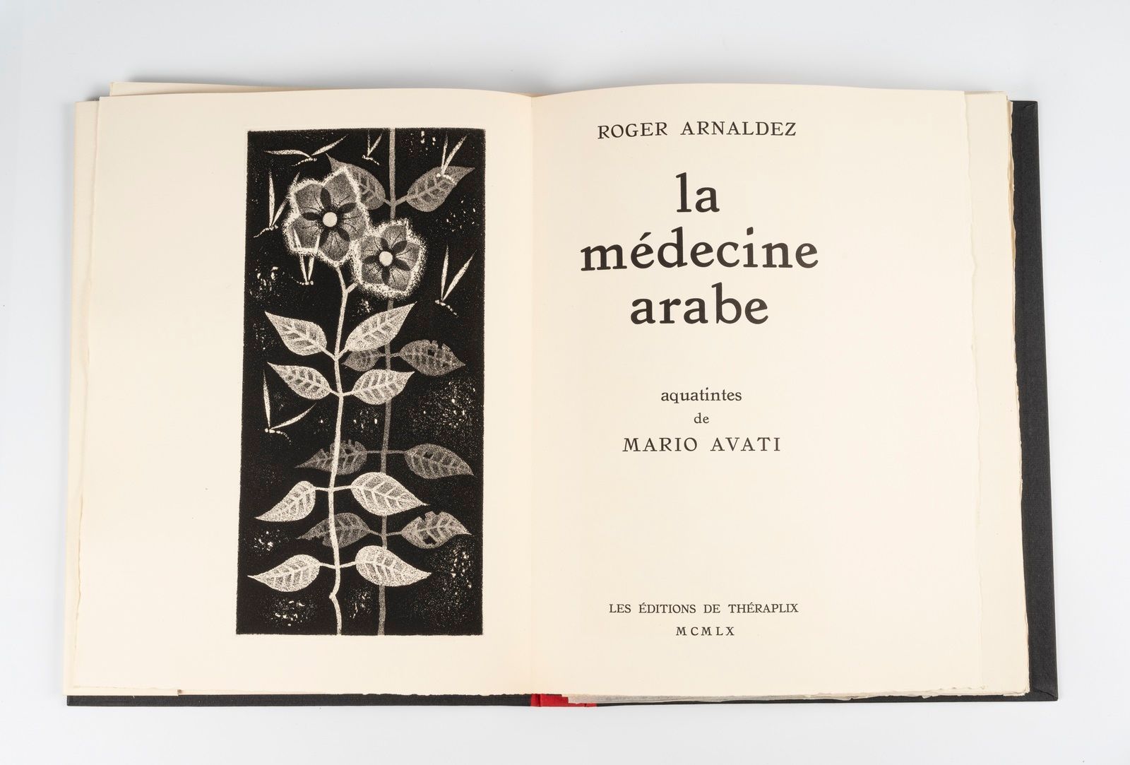 Null ARNALDEZ (Roger). La Médecine arabe. Paris, Théraplix, 1960. In-folio en ff&hellip;