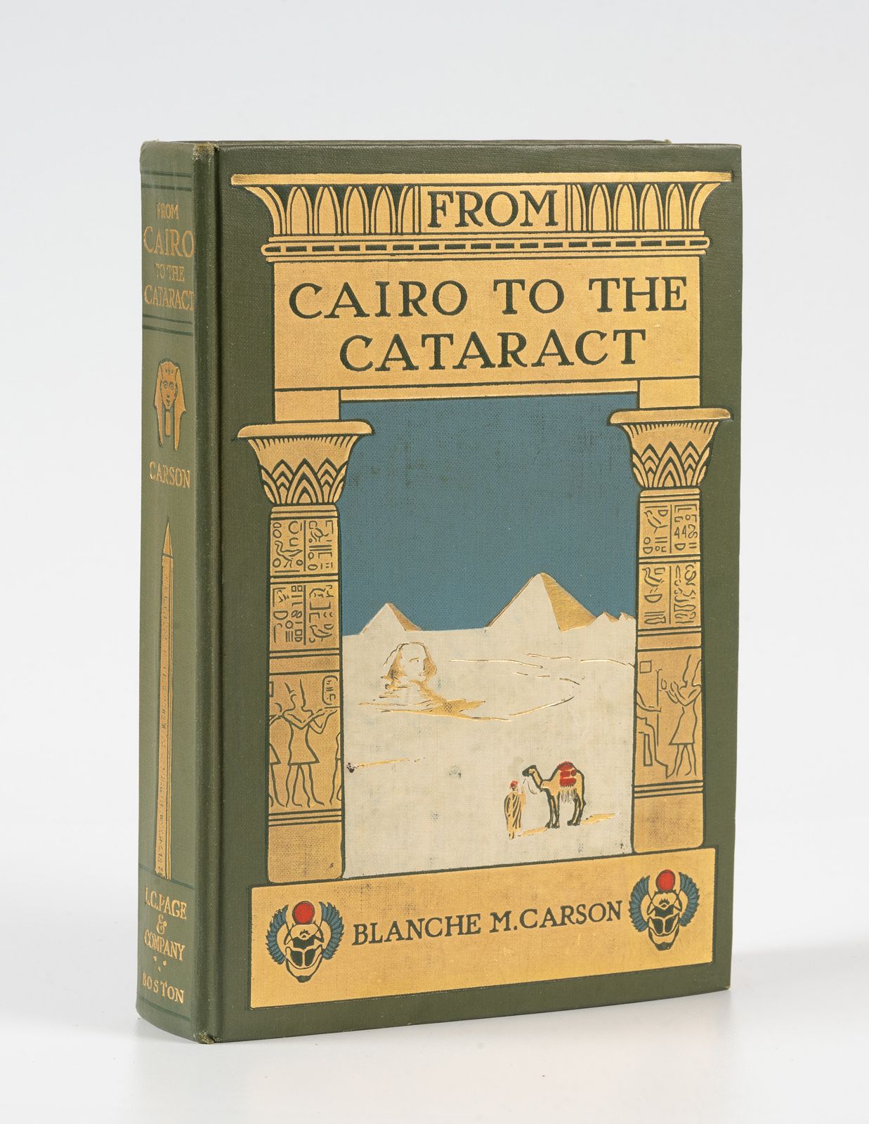 CARSON (Blanche Mabury). 卡森（Blanche Mabury）。
从开罗到白内障。
波士顿，L.C. Page & Co. 1909。1&hellip;