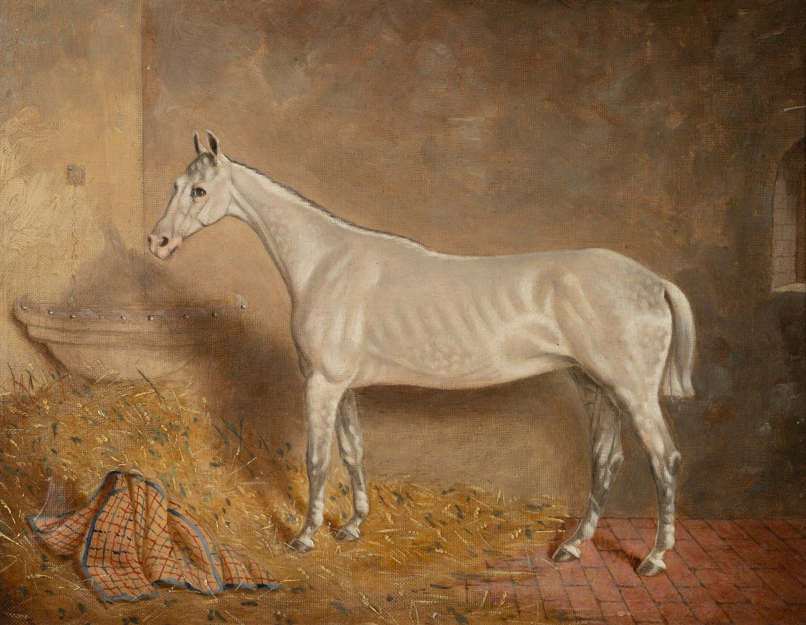 Null J. TRUMAN (Activo en el siglo XIX)
Caballo blanco en su escudo
Lienzo
25,5 &hellip;