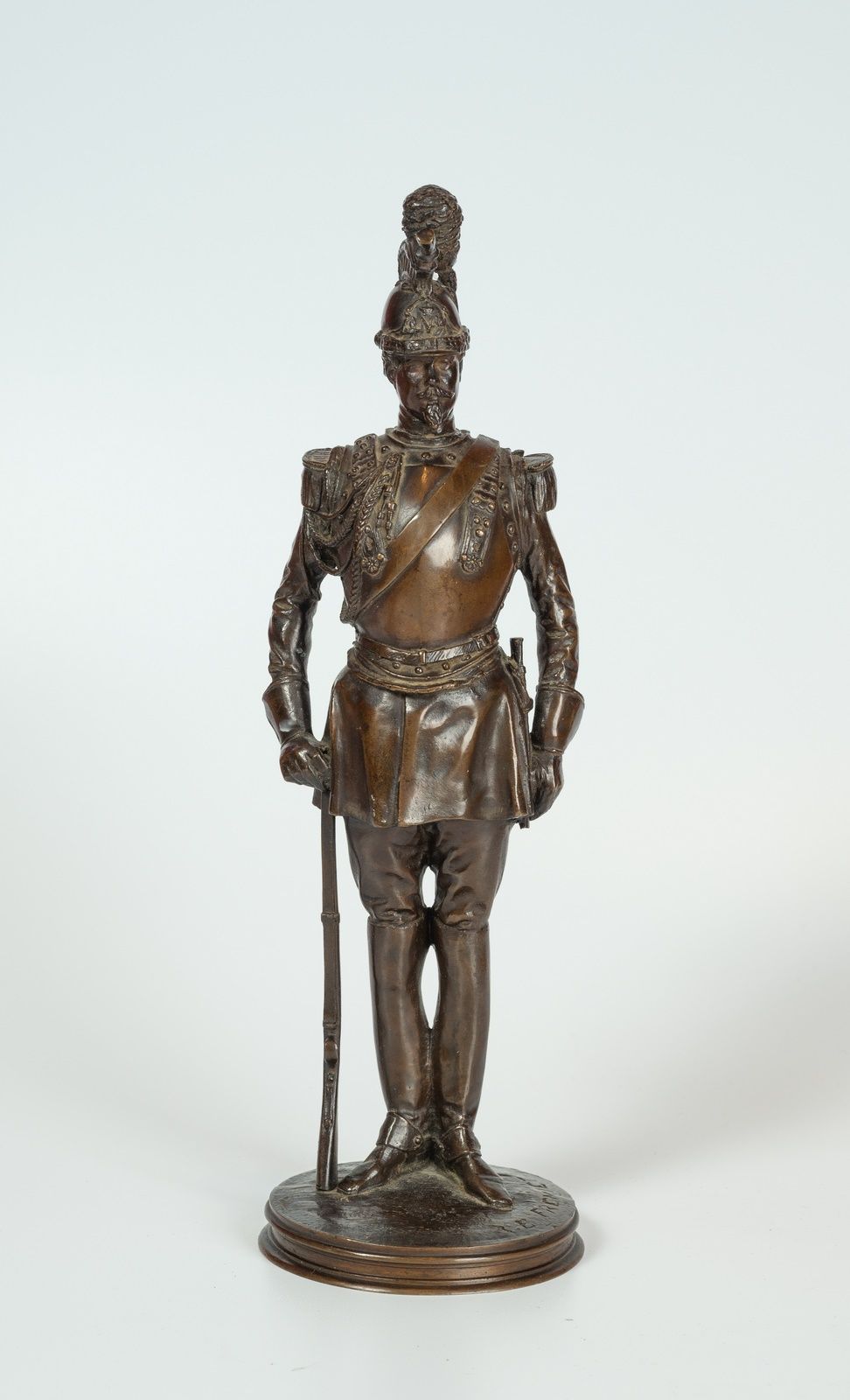 Null Emmanuel FREMIET (1824-1910)
«Cent-garde impérial»
Epreuve en bronze à pati&hellip;