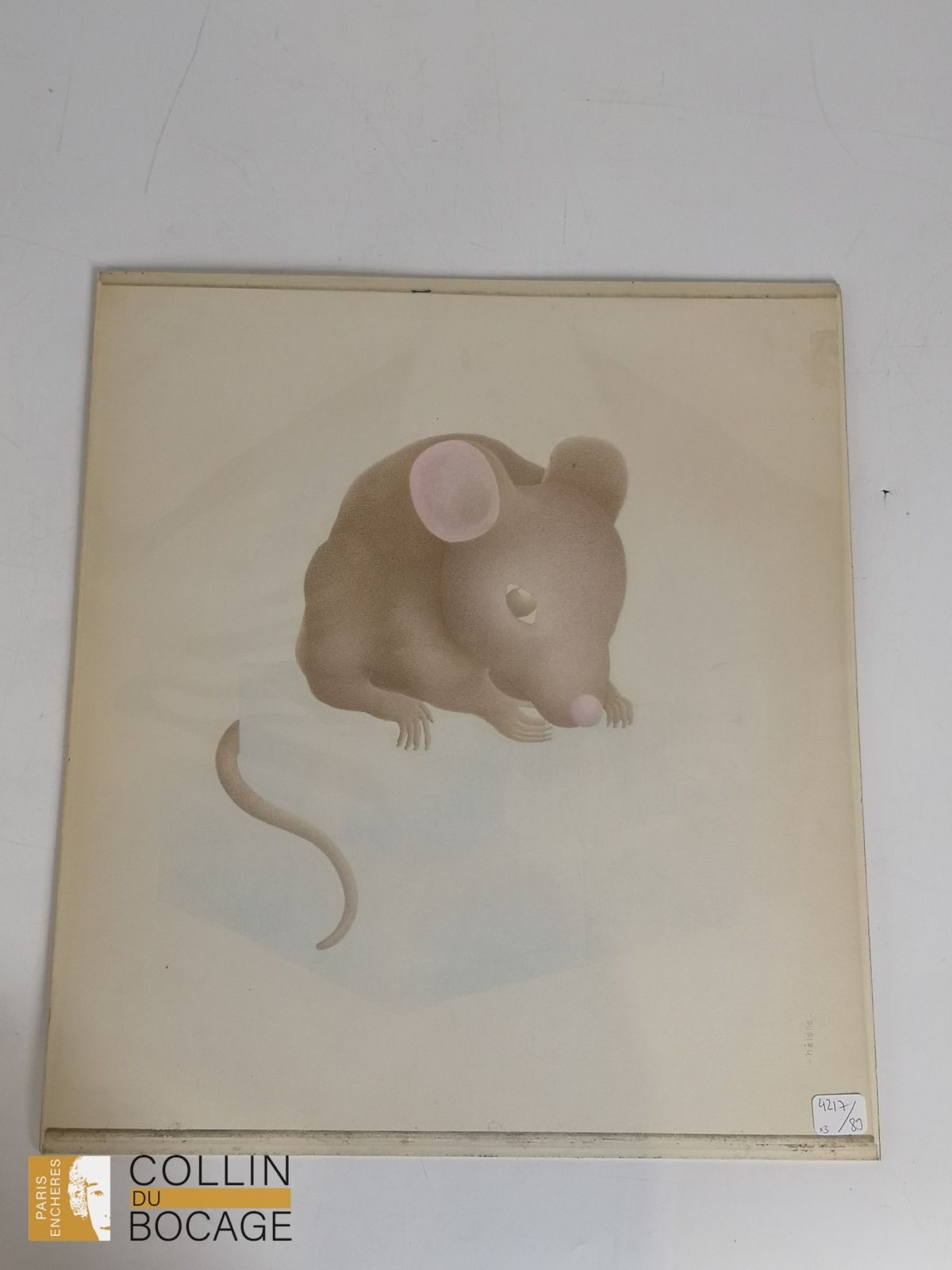Null 插图
埃莱娜-布罗歇（1948-2023） 

老鼠
纸上铅笔和水彩画，右下方有签名 
40 x 34 厘米 

两只兔子 
纸上墨水、铅笔和水彩画，&hellip;