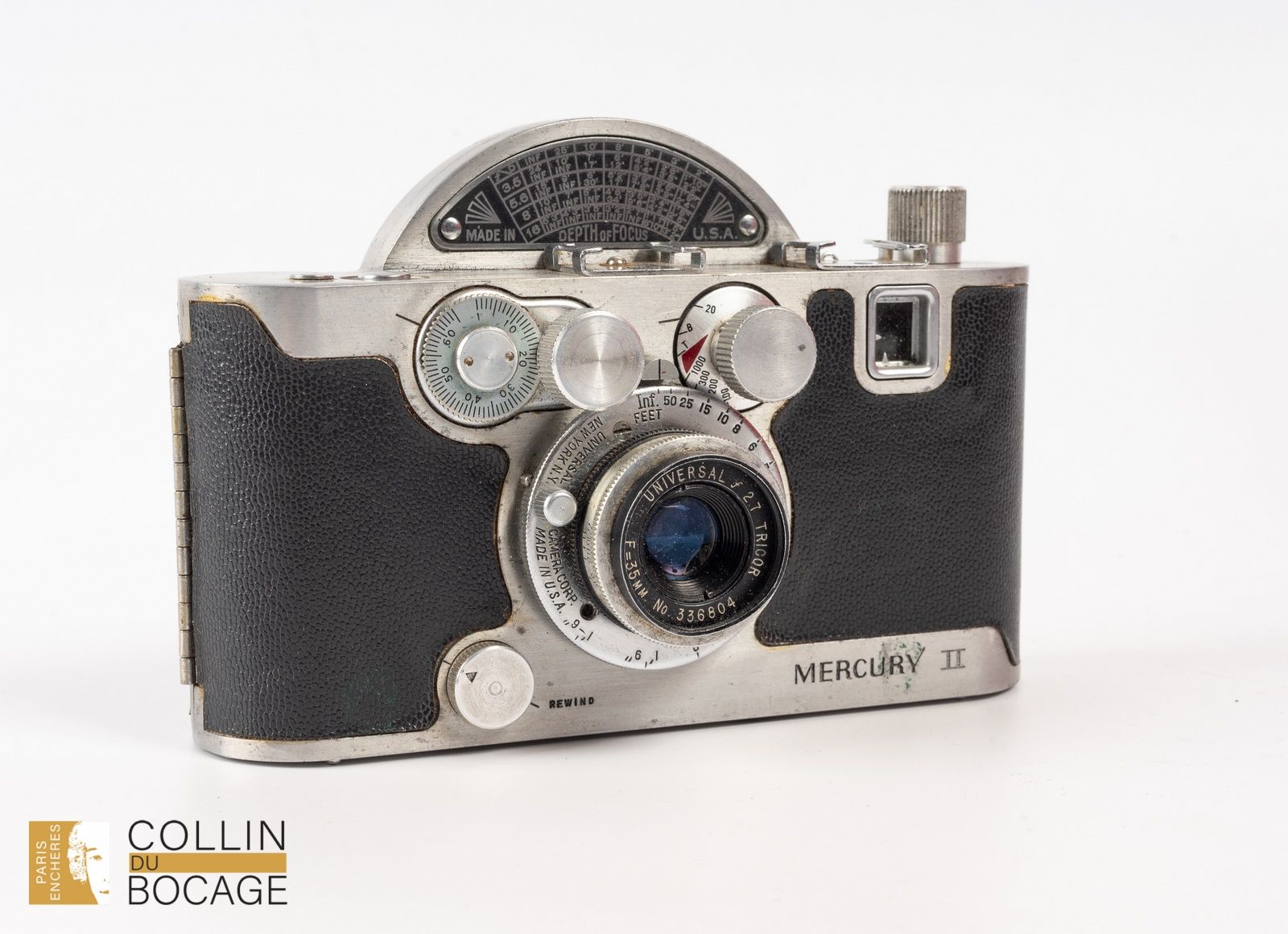 Null Camera set consisting of a MERCURY II model CX b+ half-format camera on 135&hellip;