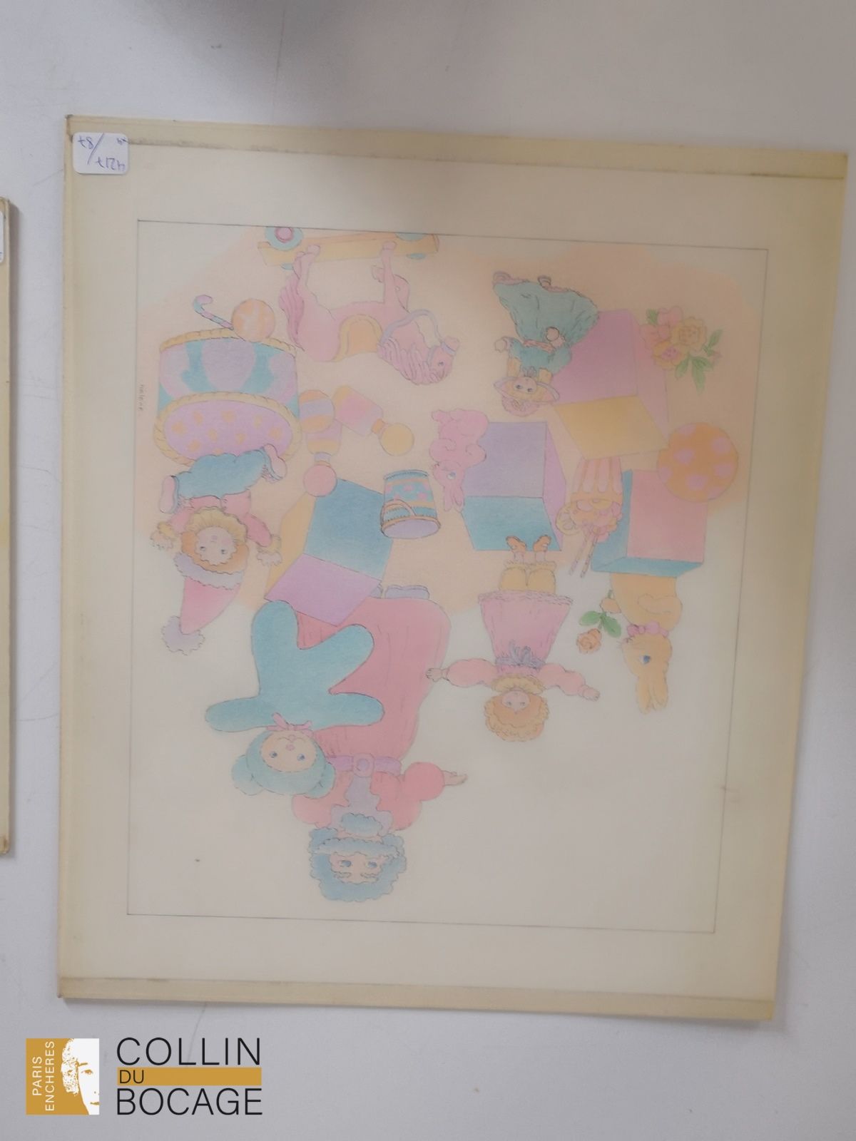 Null 插图
埃莱娜-布罗歇（1948-2023） 

动画人物 
纸上墨水、铅笔和水彩画，右下方有签名 
30 x 26 厘米 

糕点店的三胞胎 
纸面水&hellip;